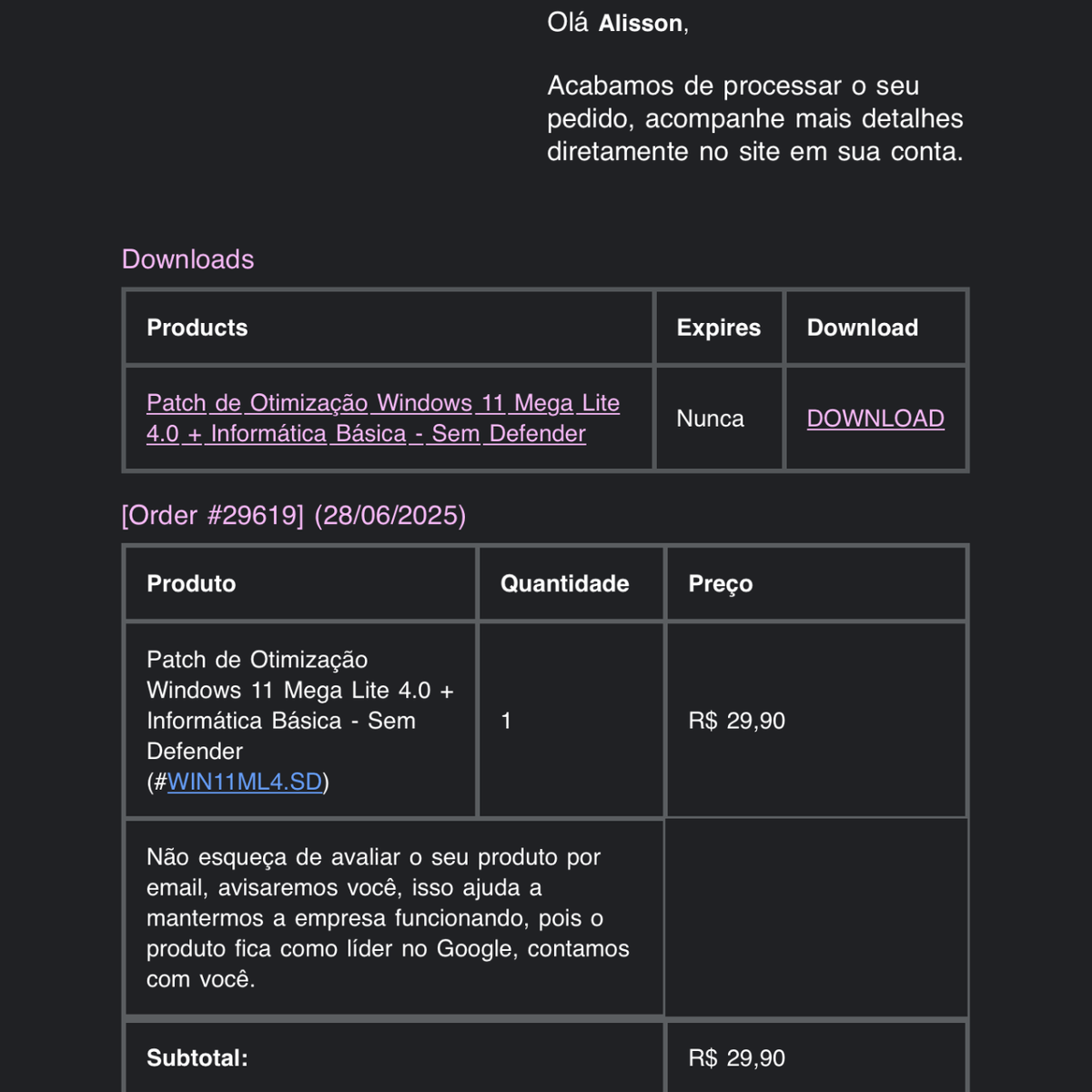 Imagem #1 de Alisson Rozendo