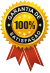 Medalha de Garantia de Satisfação 100% PNG Transparente Sem Fundo